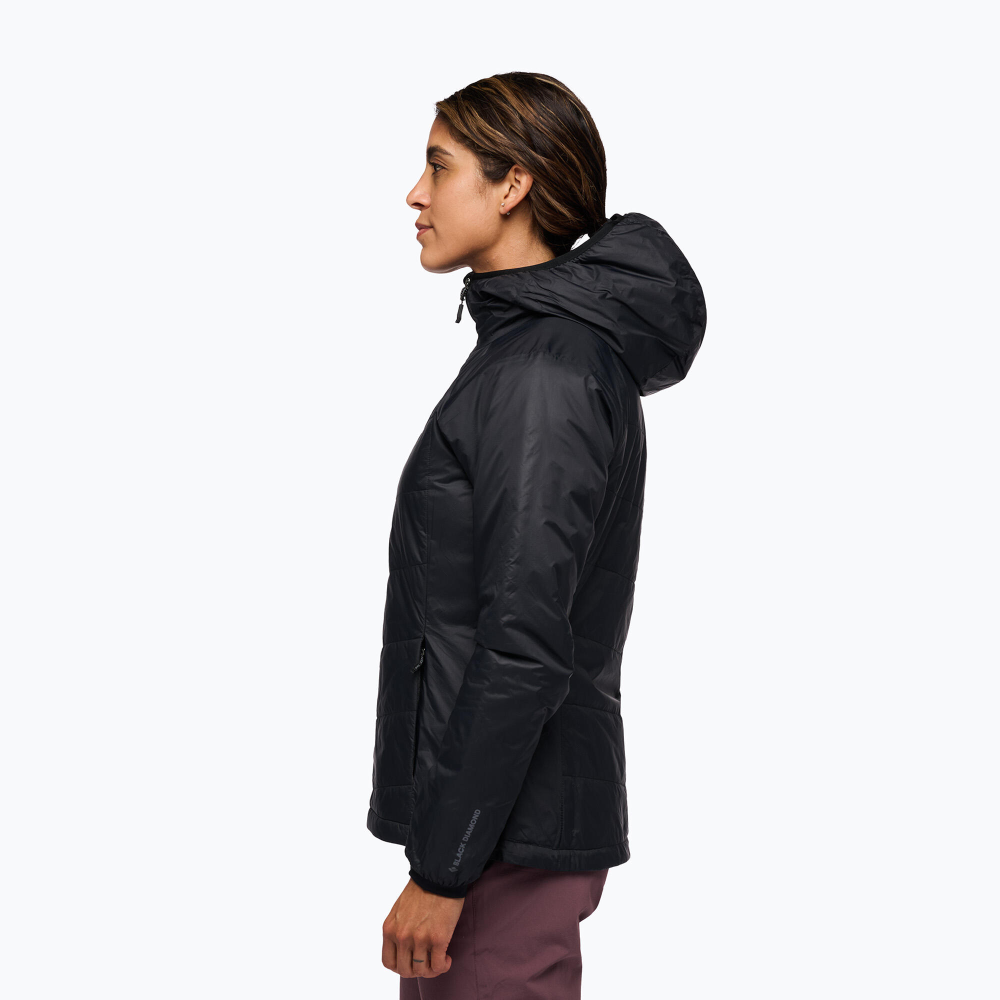 Casaco feminino acolchoado Black Diamond Solution 2.0 Hoody 3/5