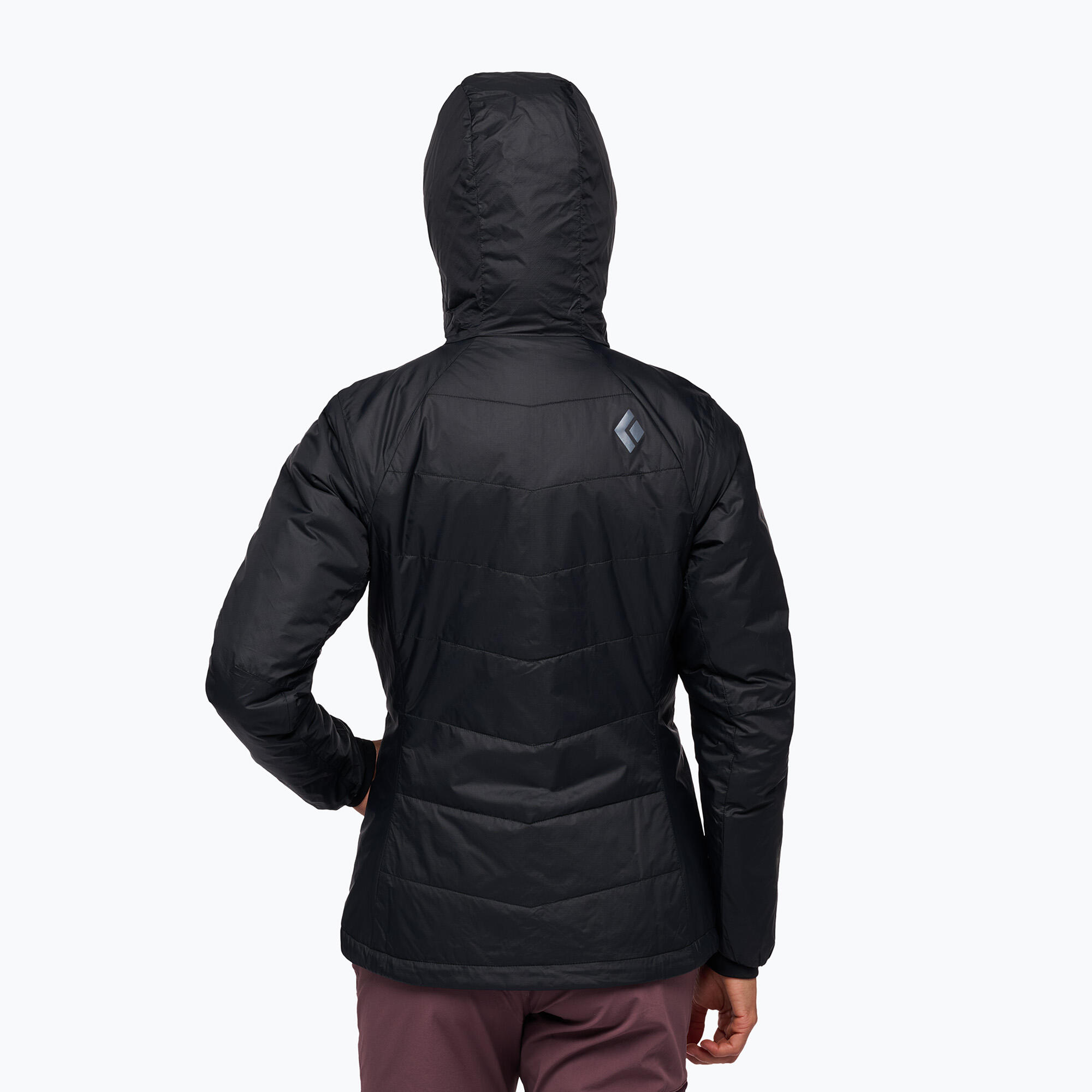 Casaco feminino acolchoado Black Diamond Solution 2.0 Hoody 2/5