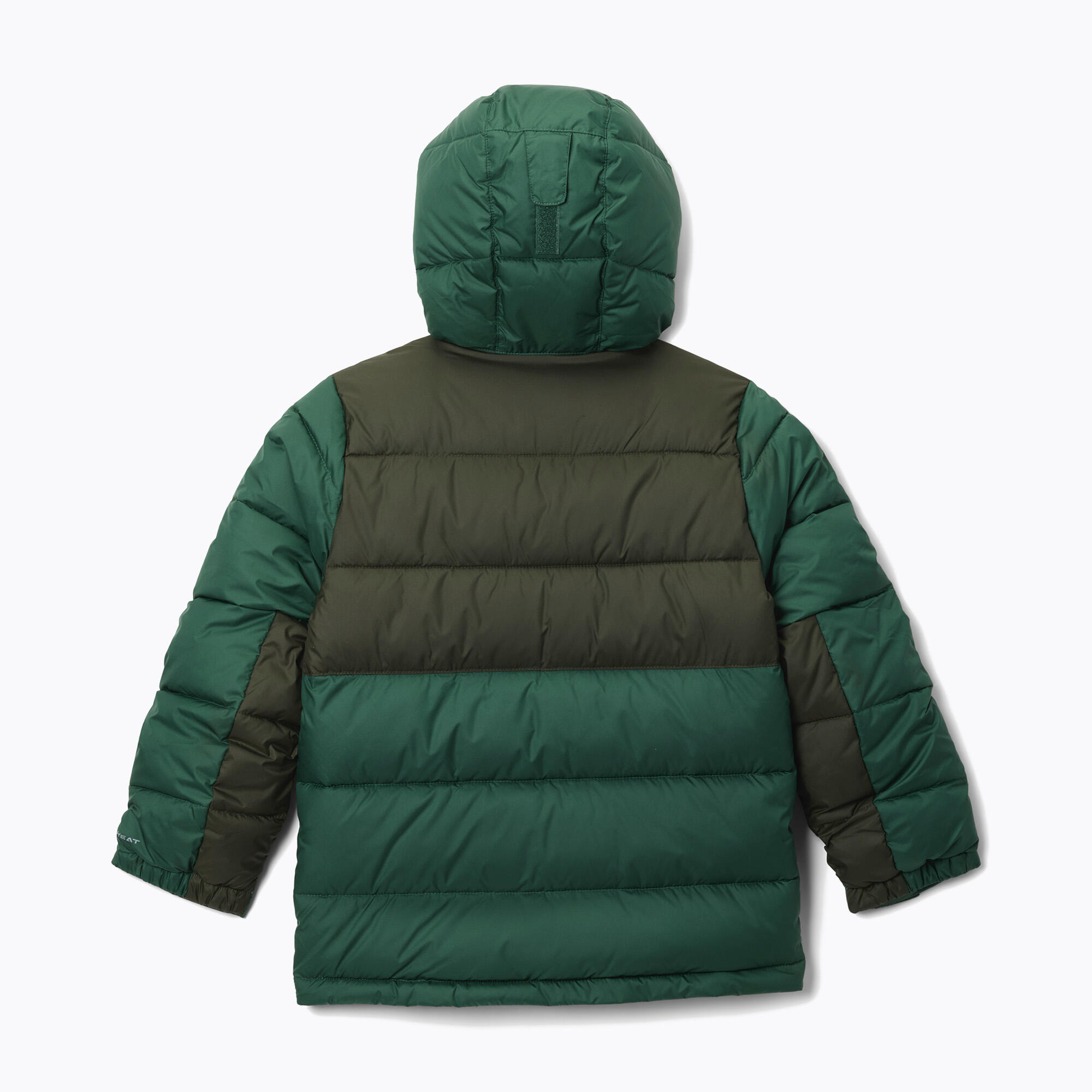 Casaco infantil acolchoado Columbia Pike Lake II com capuz 2/4
