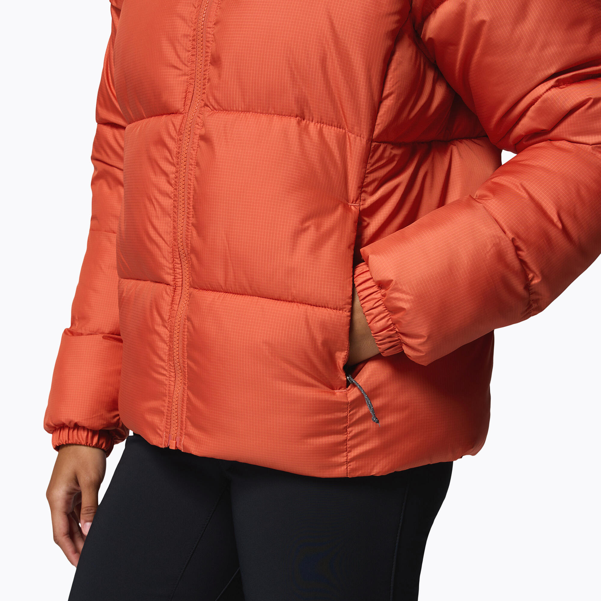 Casaco feminino acolchoado Columbia Puffect II com zíper completo 7/7