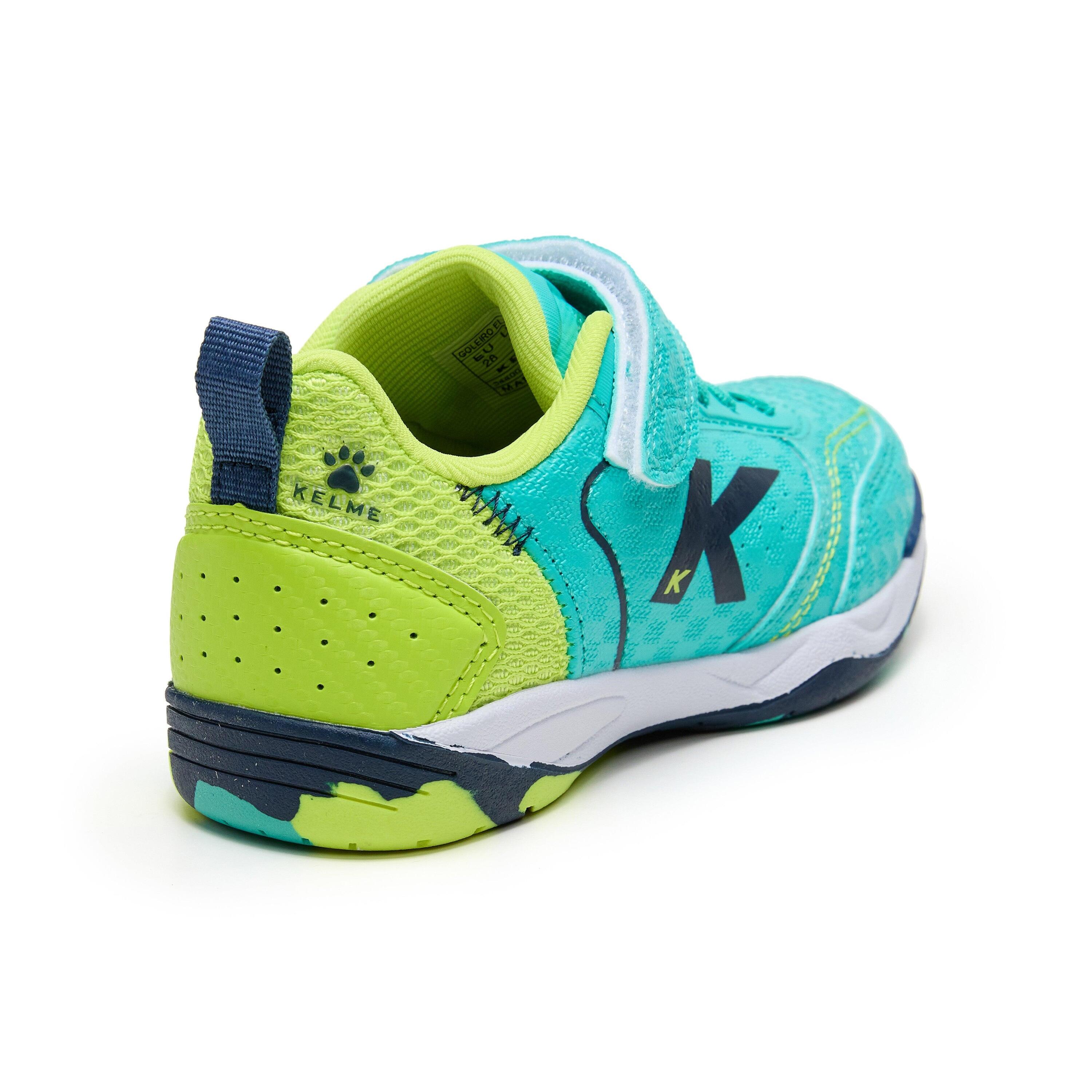 Kelme Zapatilla De Niño Goleiro Elastic Indoor Turquesa Unisex Kids 3/4