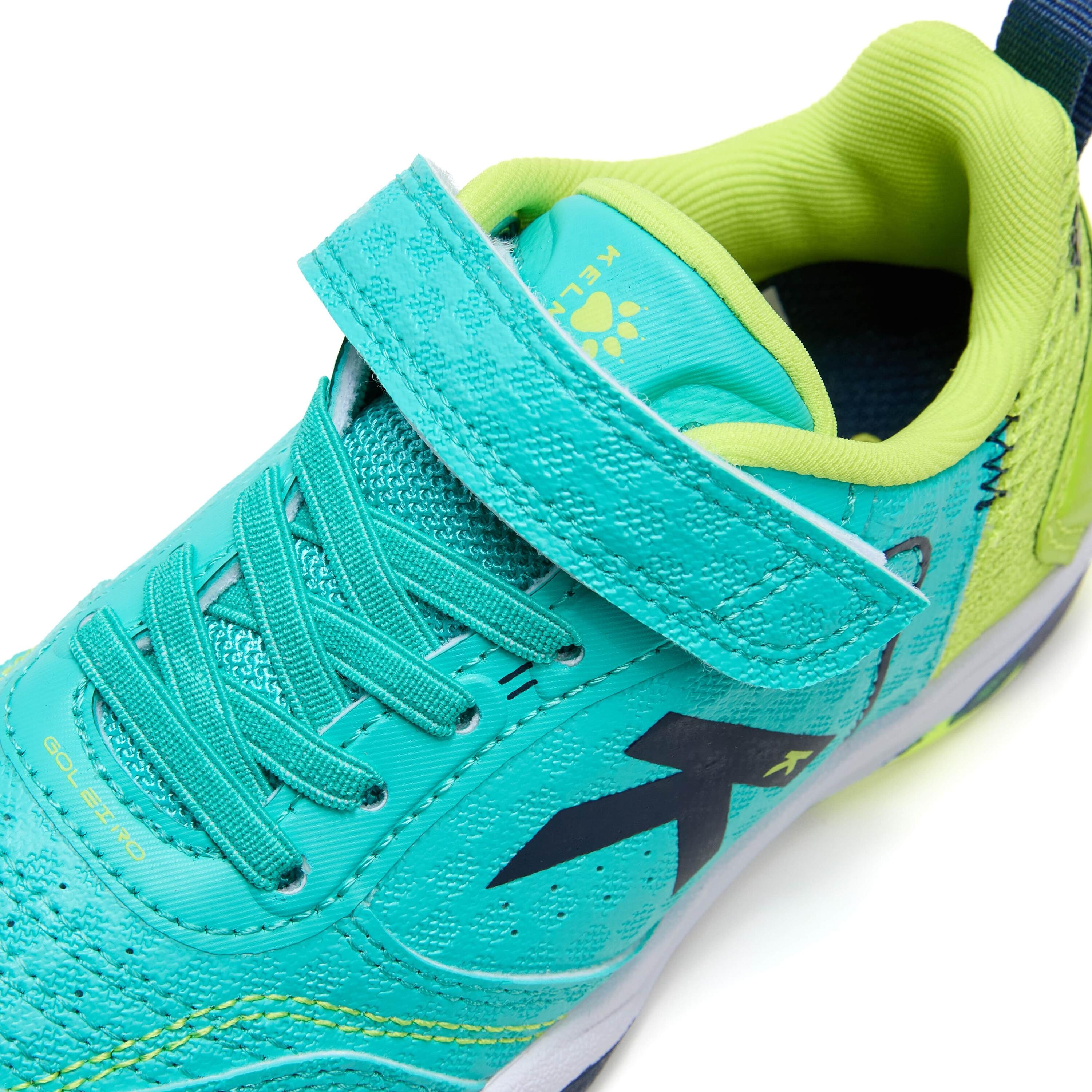 Kelme Zapatilla De Niño Goleiro Elastic Indoor Turquesa Unisex Kids 2/4