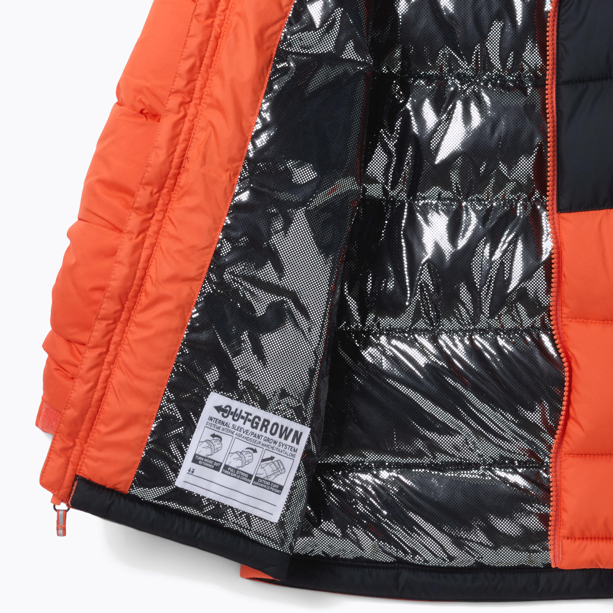 Casaco infantil acolchoado Columbia Pike Lake II com capuz 3/4