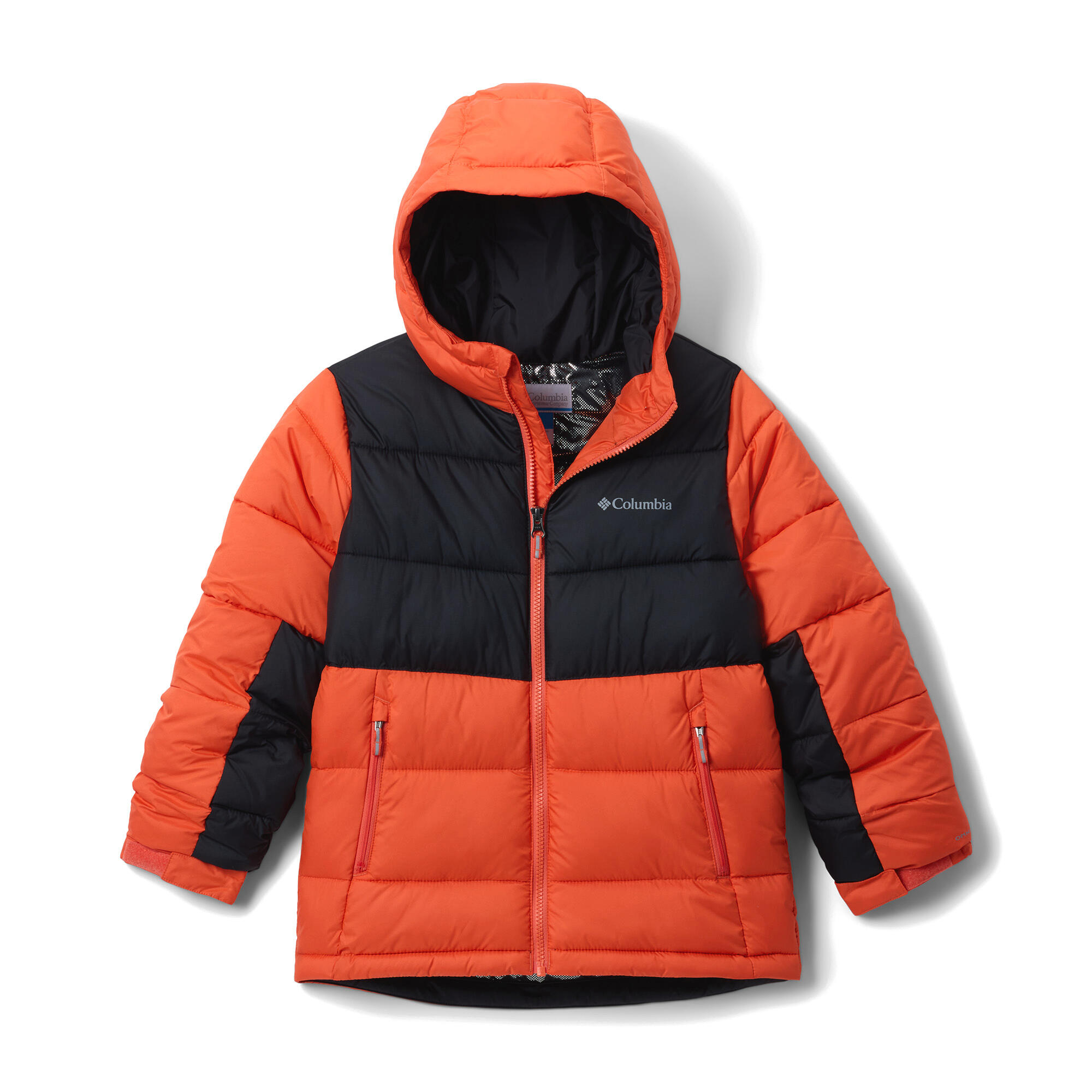 Casaco infantil acolchoado Columbia Pike Lake II com capuz 4/4