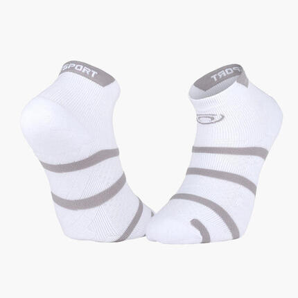 Chaussettes Padel courte Blanc/Gris