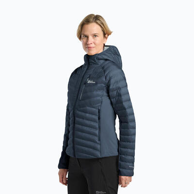 Dames gewatteerde jas jack wolfskin routeburn pro ins