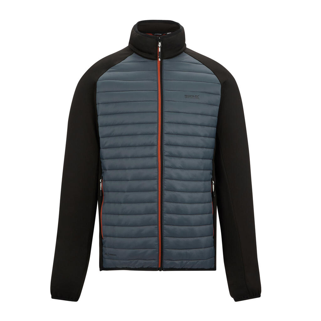 Mens Clumber Hybrid Jacket (Storm Grey/Black)