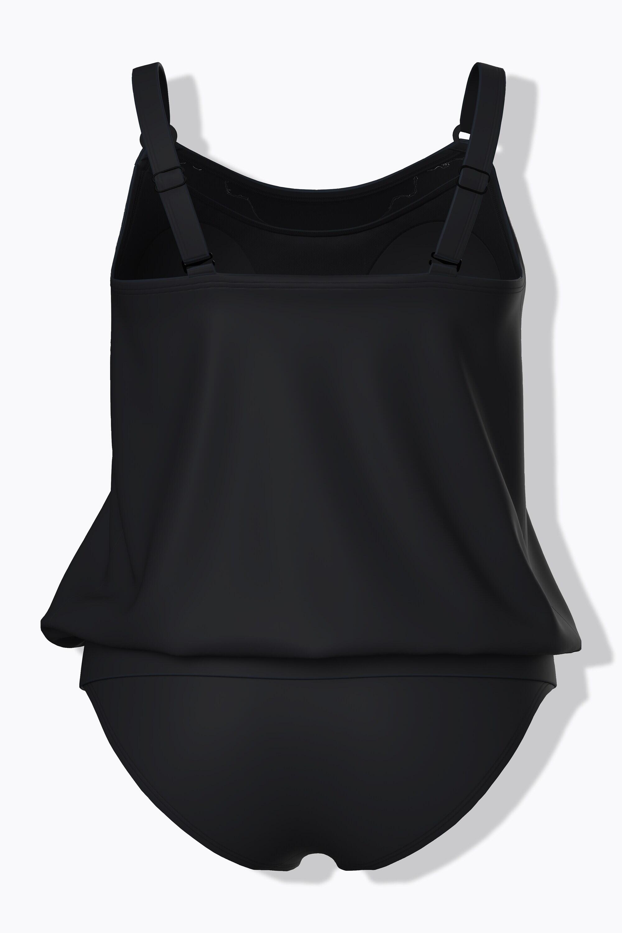 Femme Tankini avec bonnets souples base élastique et bretelles ajustables 7/7