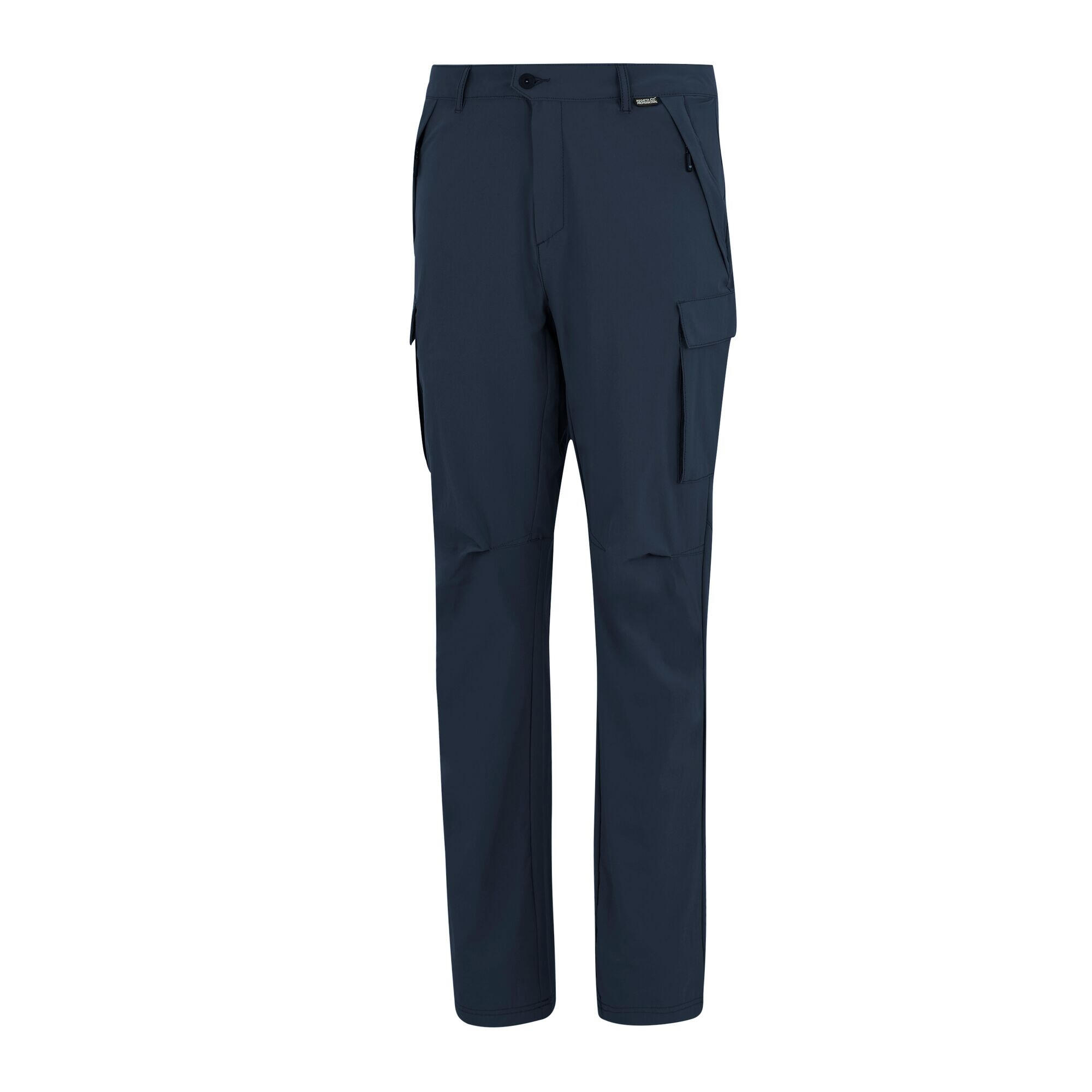 Pantalón Multibolsillos Summer Questra para Hombre Azul Marino 3/4