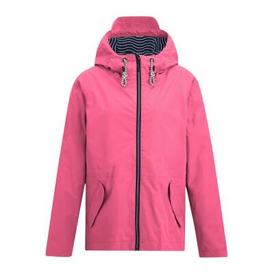 Dames bayletta grid distress waterdichte jas (lente geel)