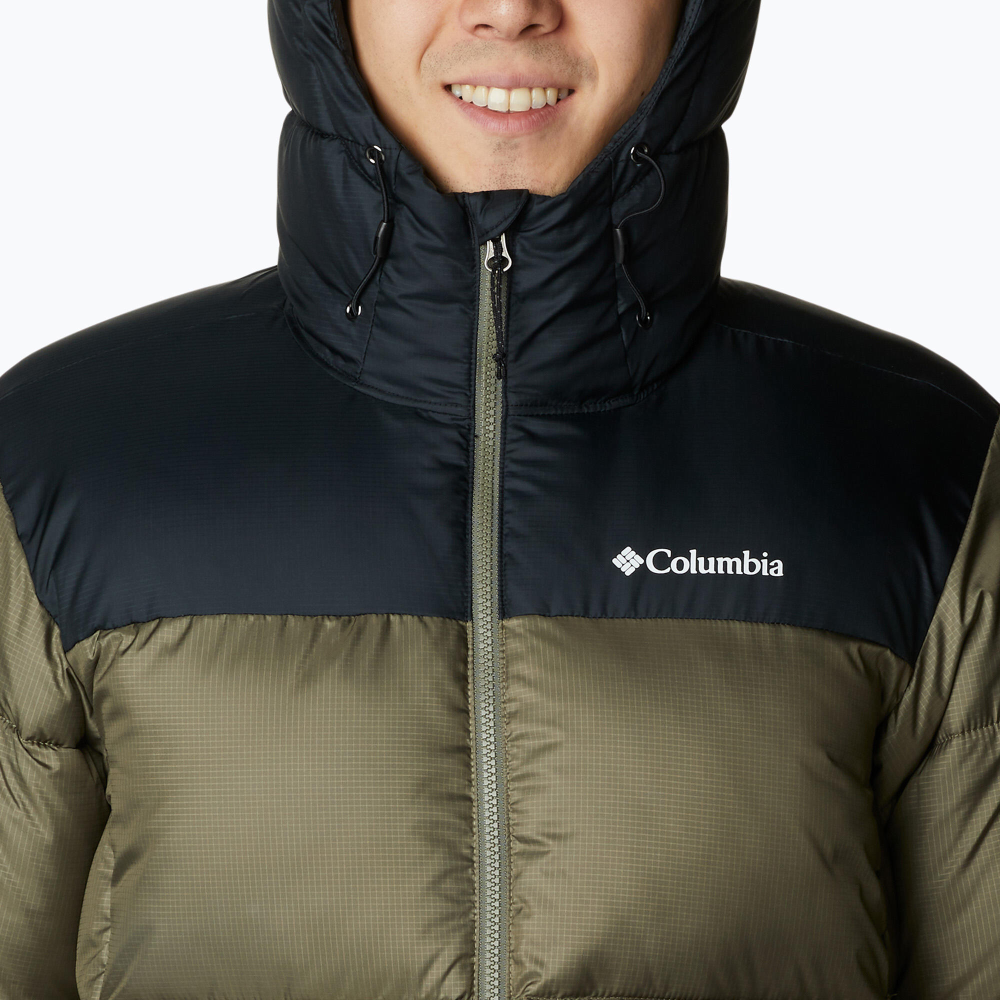Jaqueta masculina acolchoada Columbia Puffect II com capuz 6/6