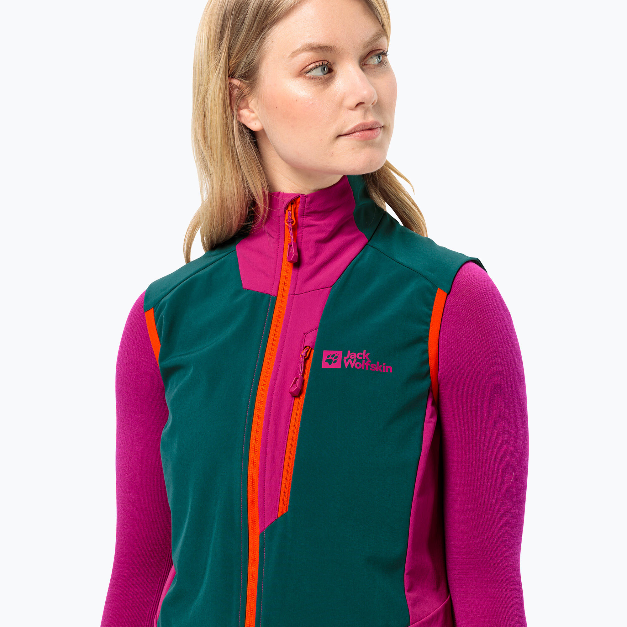 Dames toeristen bodywarmer Jack Wolfskin Alpspitze 3/6