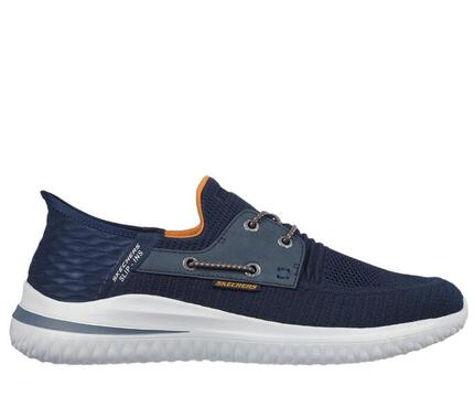 Buty Sneakers Męskie Skechers Delson 3.0 Roth Niebieskie 43 EU