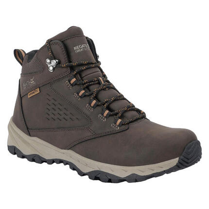 Heren Amble waterdichte wandelschoenen (Zwart/Rood)