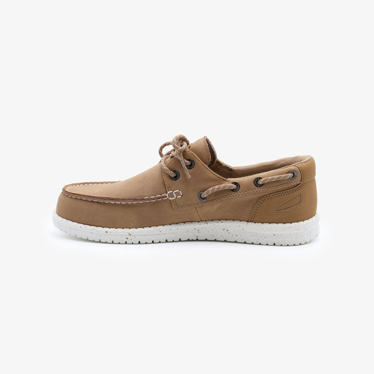Scarpe da barca Socoa beige mastice in nabuk 5/6