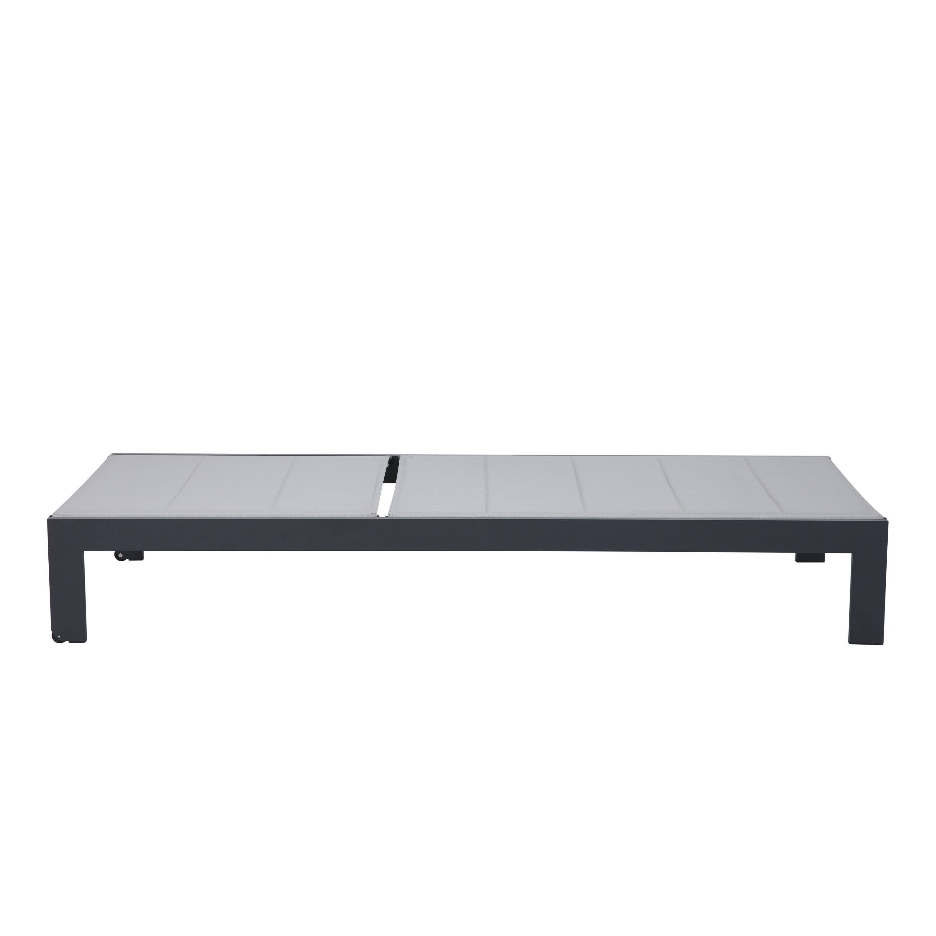 Chaise Longue Réglable en 5 positions - Anthracite / Gris 2/7