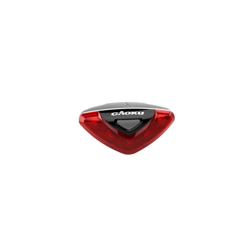 Stop triunghiular, 5 LED, 4 moduri luminare, Negru