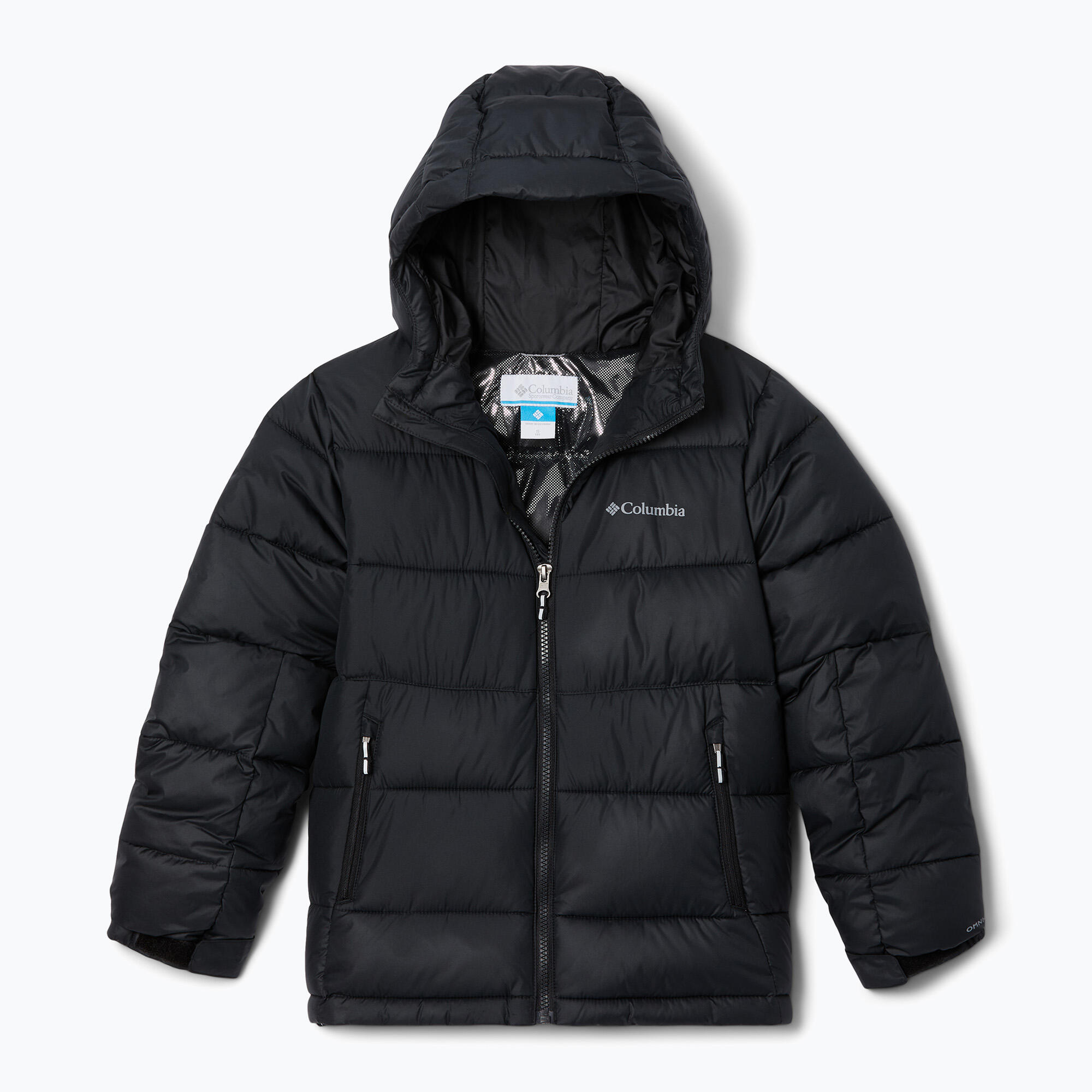 Casaco infantil acolchoado Columbia Pike Lake II com capuz 1/4