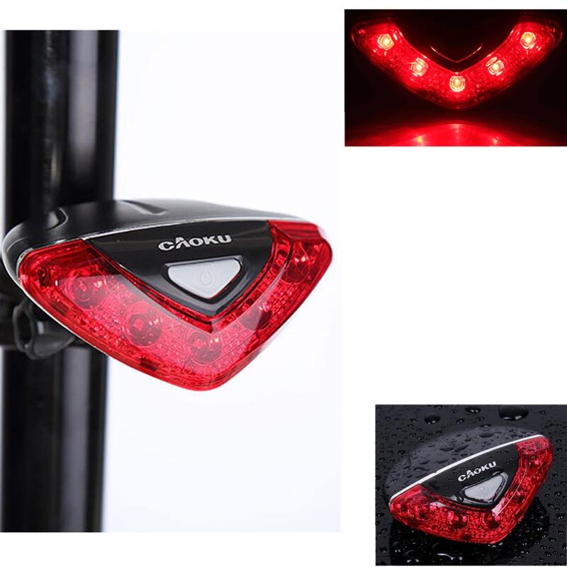 Stop triunghiular, 5 LED, 4 moduri luminare, Negru