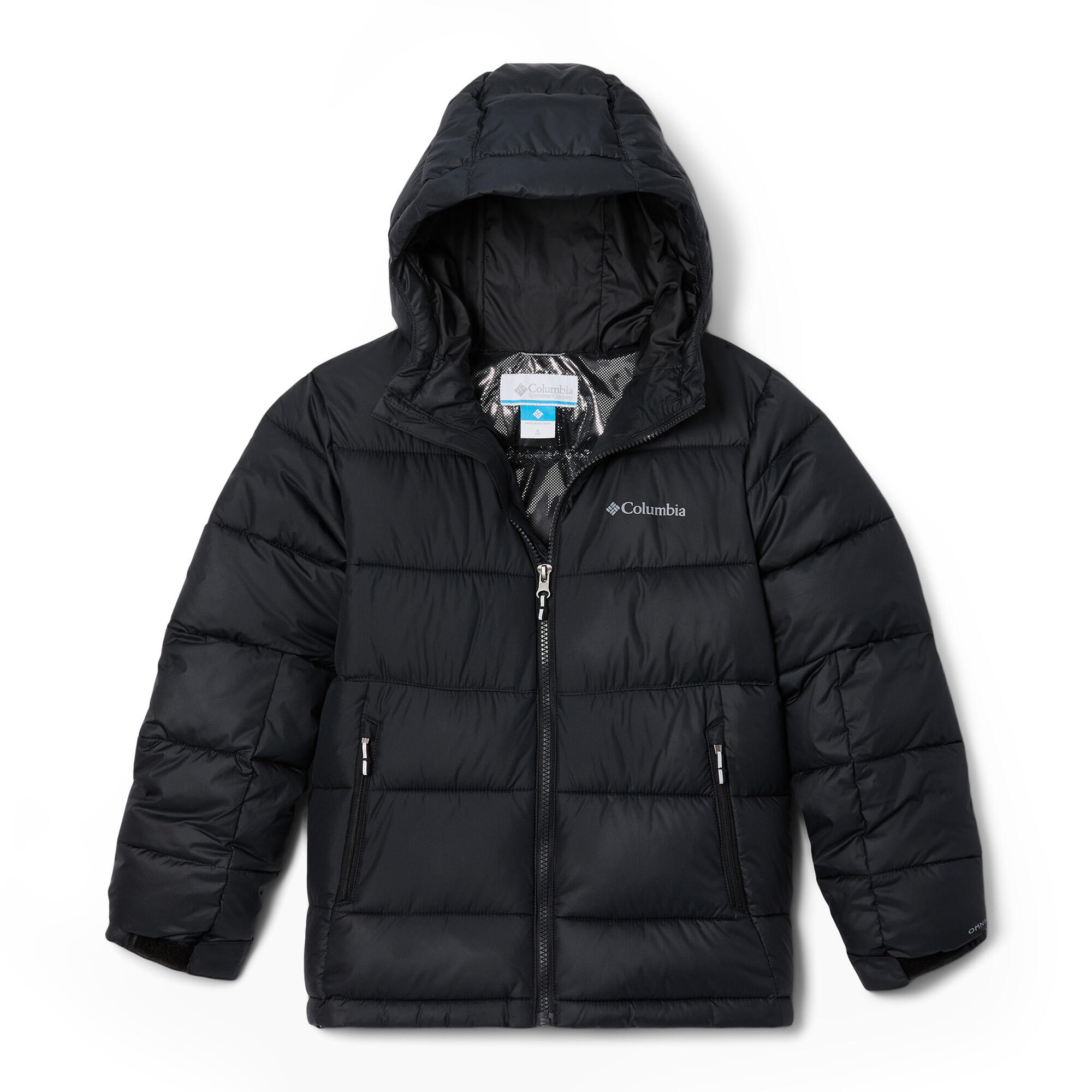 Casaco infantil acolchoado Columbia Pike Lake II com capuz 4/4