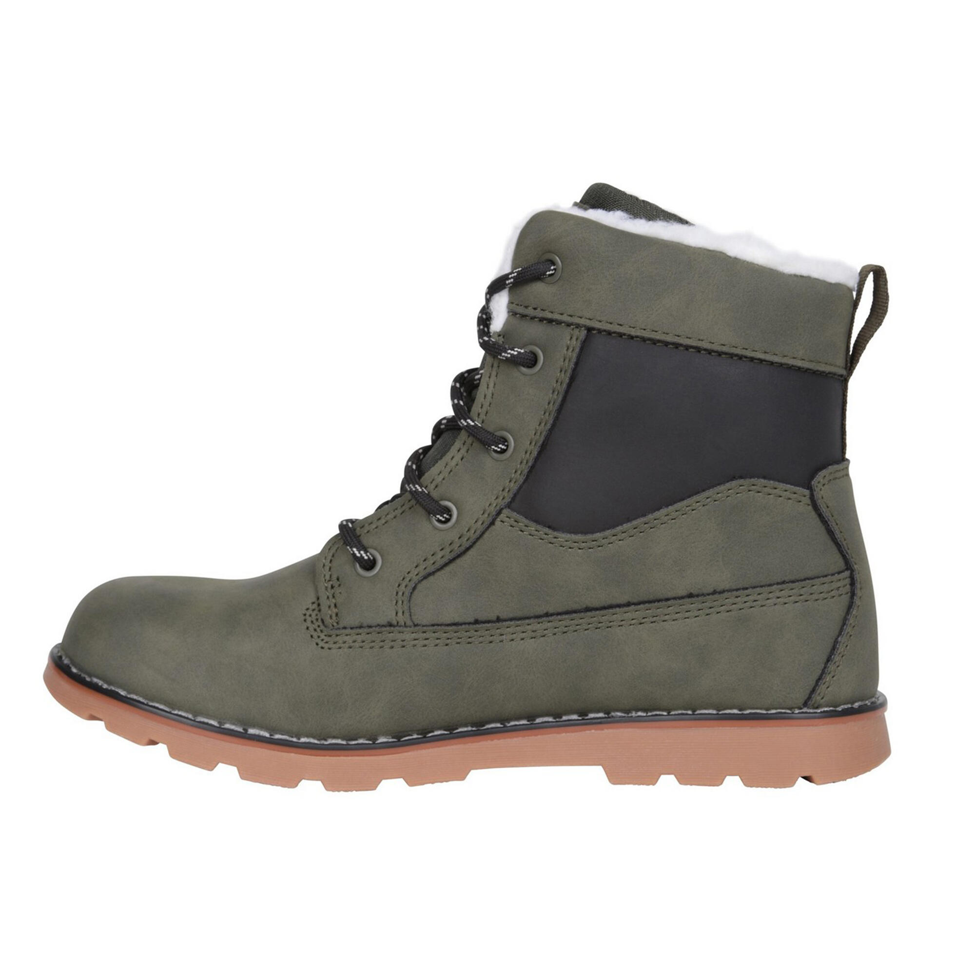 Stivali Borg Impermeabile CasualBambini Mountain Warehouse Chestnut Verde Kaki 3/4