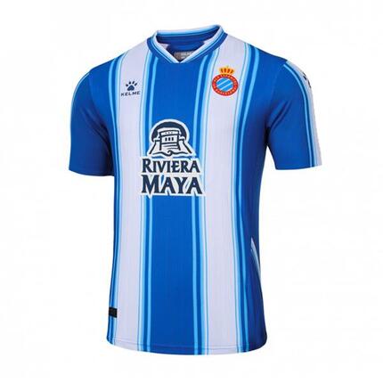 Kelme Camiseta De Manga Corta 1ª Equipación Rcd Espanyol 2022-23 Unisex