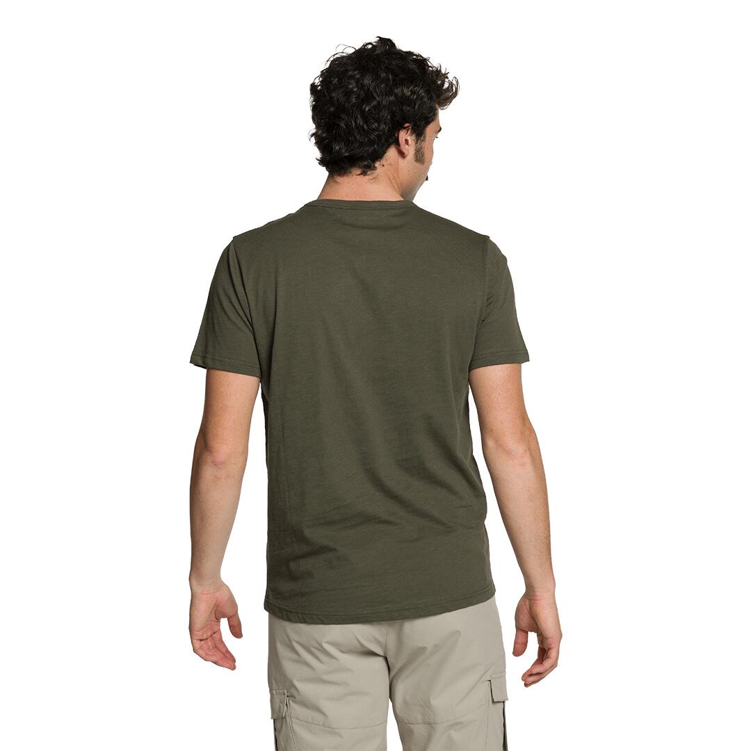 Camiseta para Hombre Trangoworld Warnick Verde 3/4