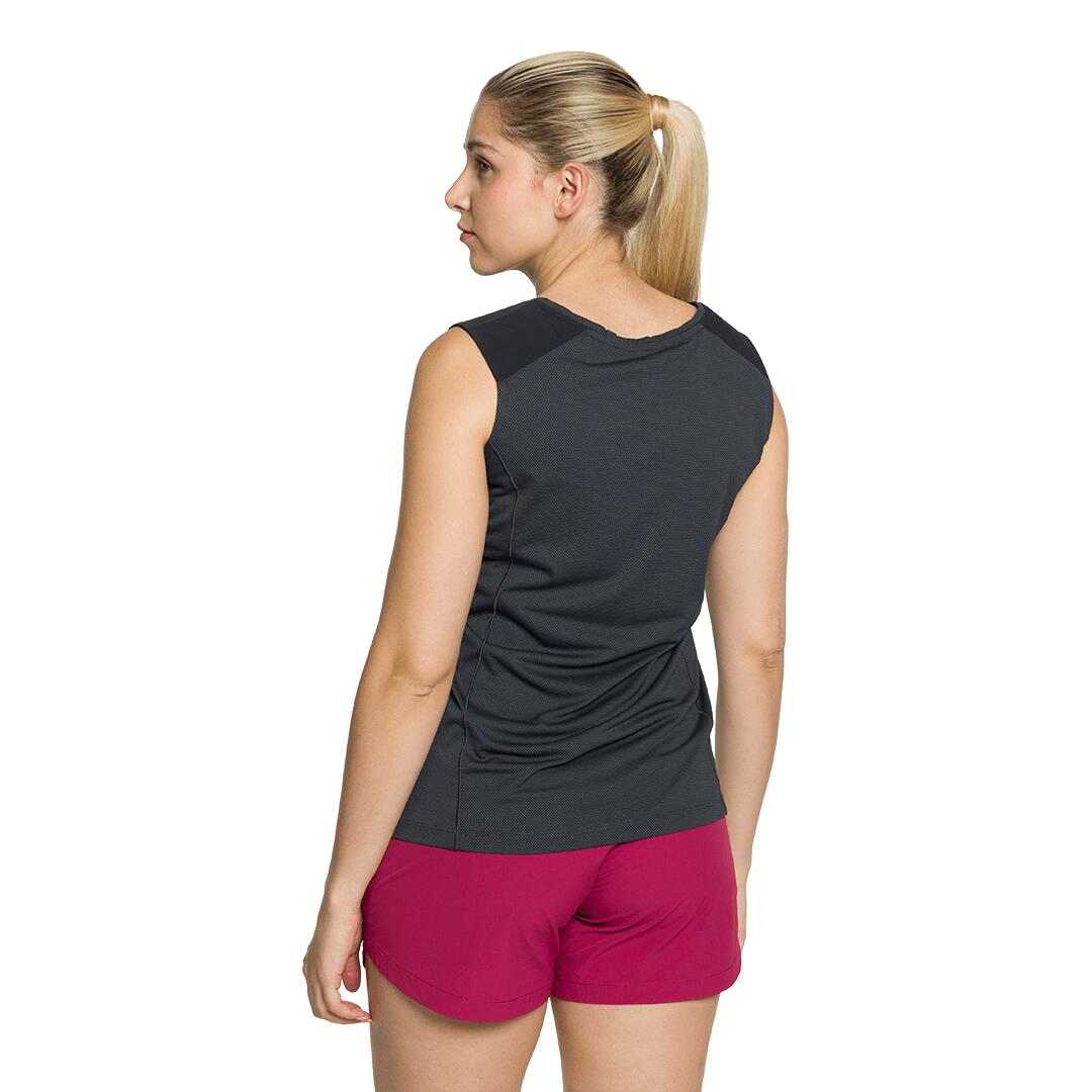Camiseta para Mujer Trangoworld Rainier Gris/Negro 2/3