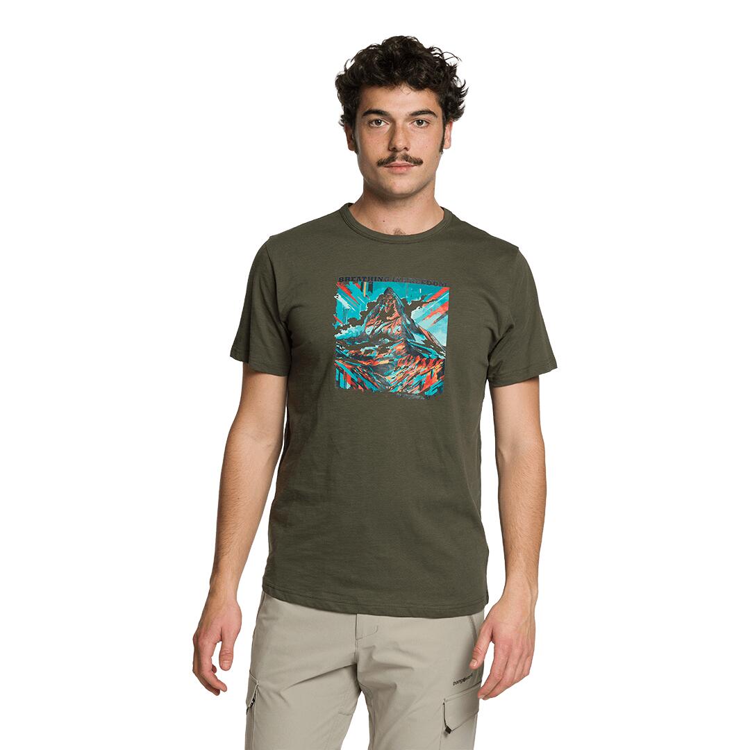Camiseta para Hombre Trangoworld Warnick Verde 2/4