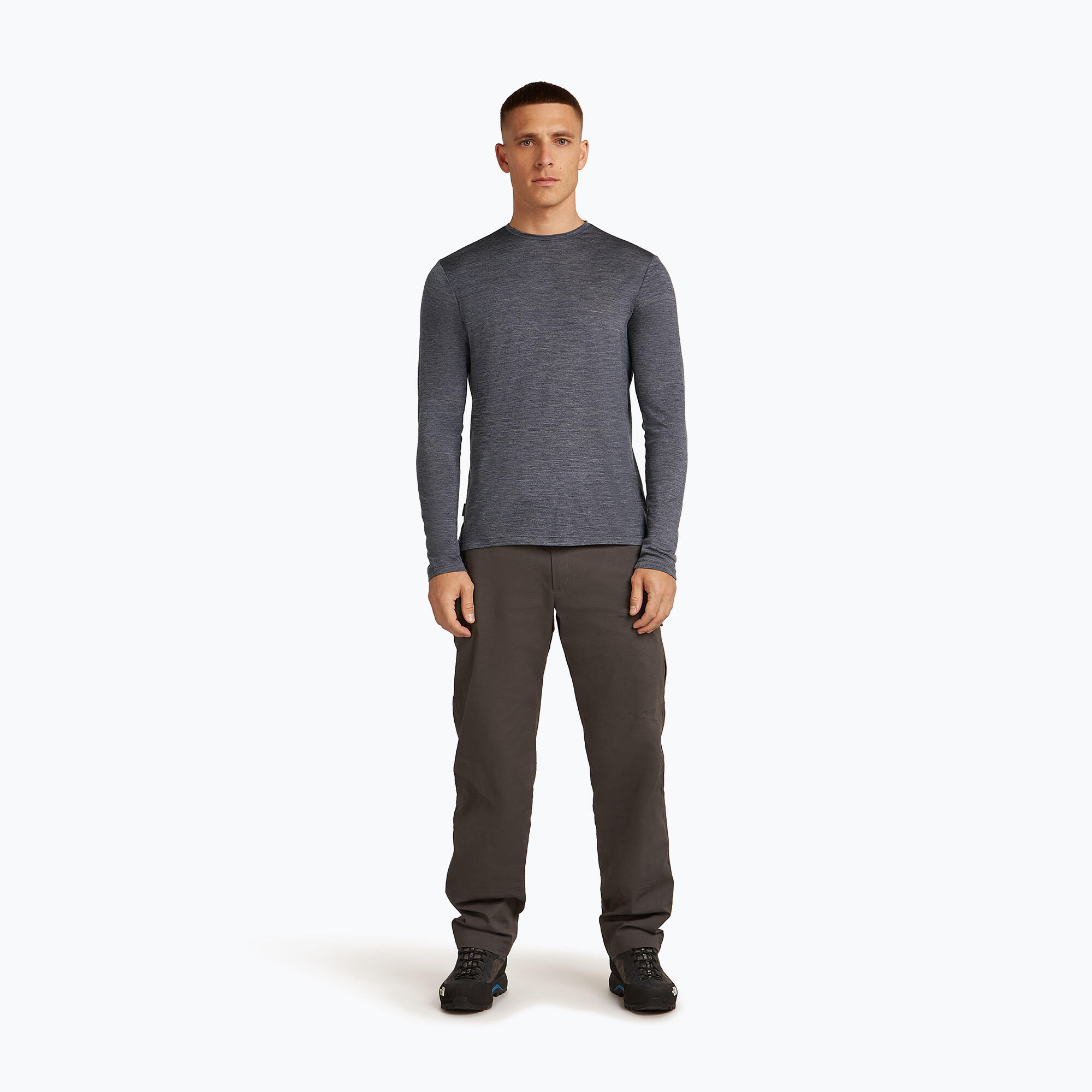 Longsleeve trekkingowy męski icebreaker Merino 125 Cool-Lite Sphere III Tee 2/7