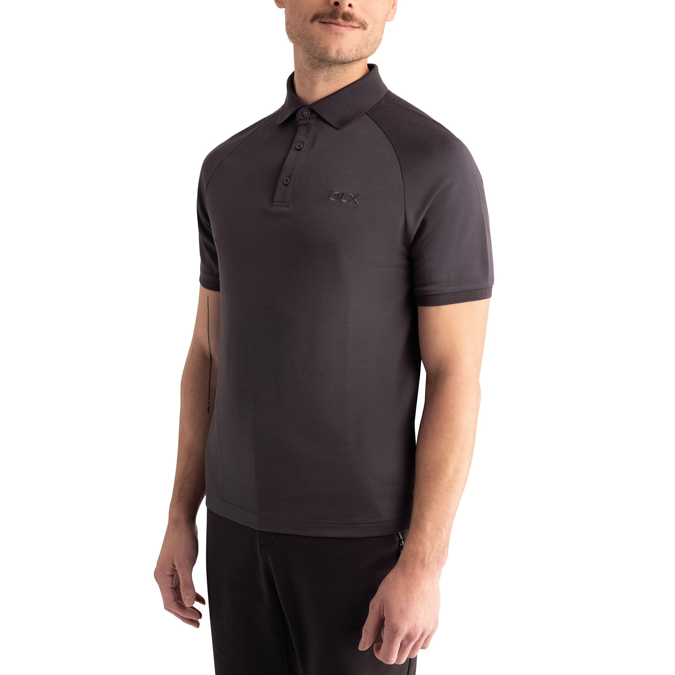 Mens Short Sleeves Knitted Rib Collar Pollo Shirt - Hewson 5/5