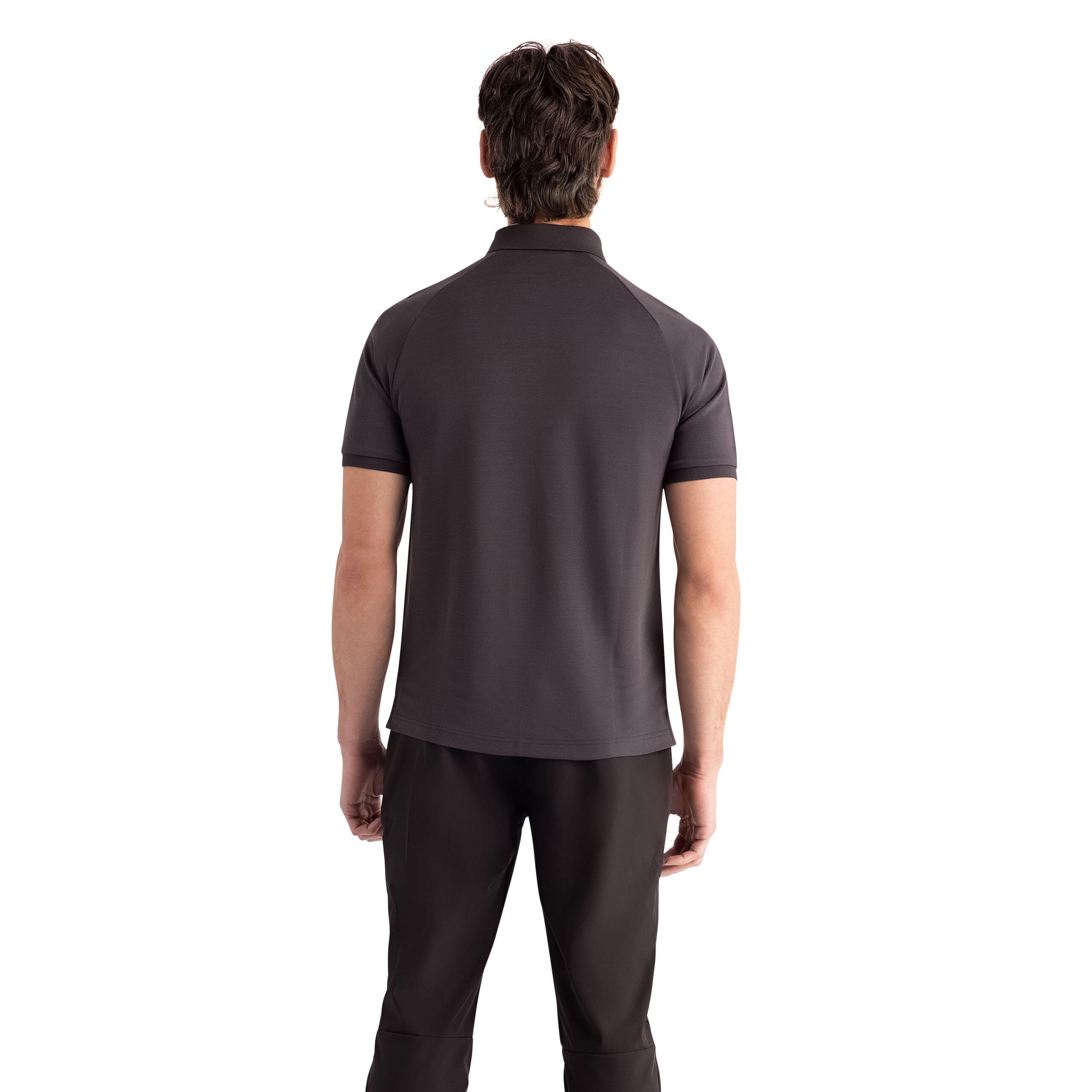 Mens Short Sleeves Knitted Rib Collar Pollo Shirt - Hewson 4/5