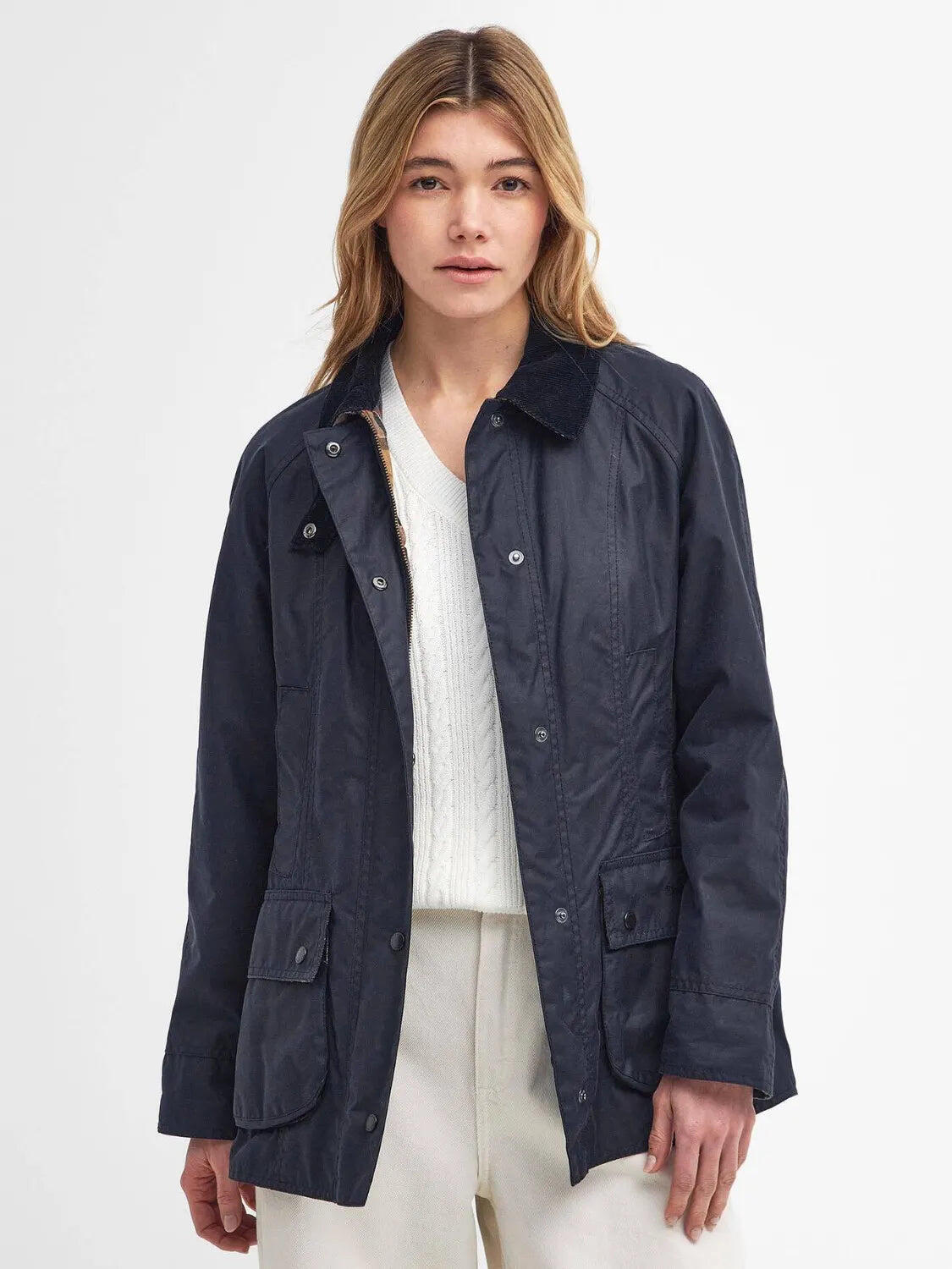 Veste Beadnell Barbour en coton ciré - Femme 1/7