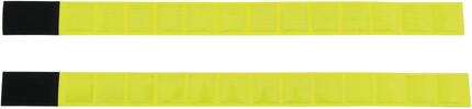 4-ACT Reflexband 'Jogging Strap' 2er Set gelb