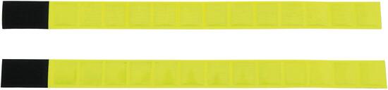 4-ACT Reflexband 'Jogging Strap' 2er Set gelb