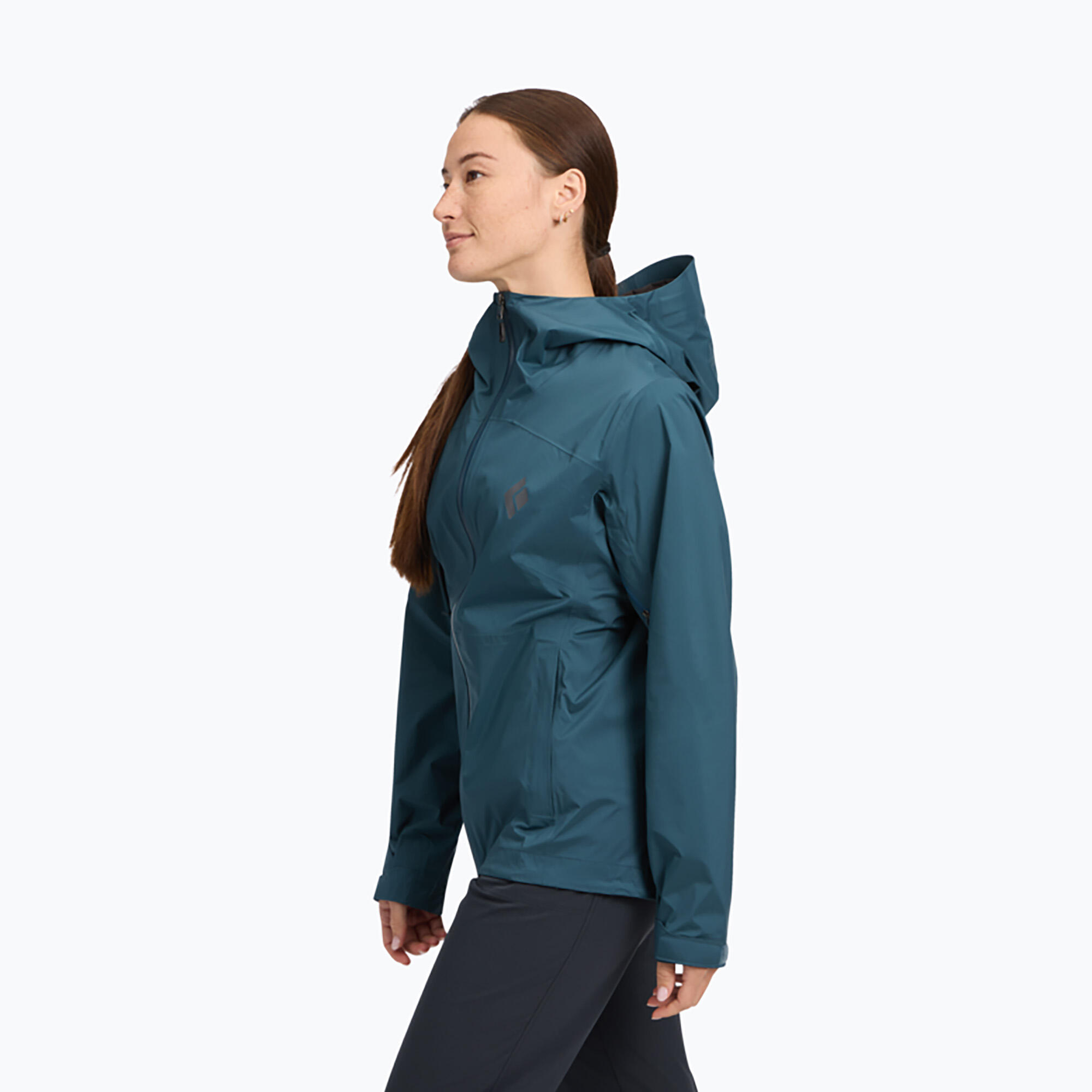 Chaqueta impermeable para mujer Black Diamond Fineline Stretch 2/4