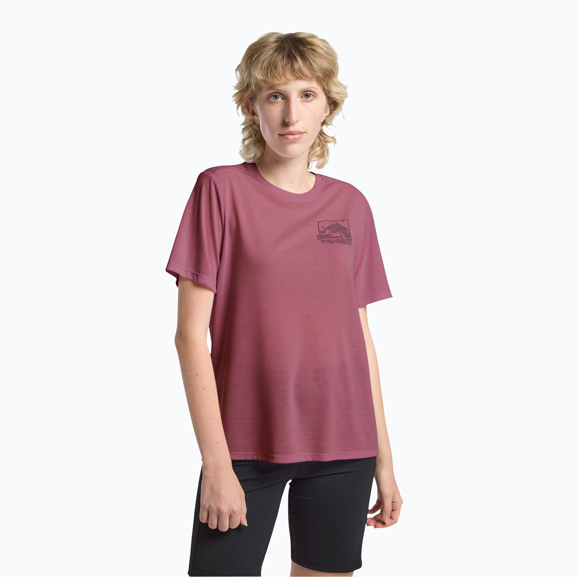 T-shirt femme Jack Wolfskin Vonnan Graphic 1/7