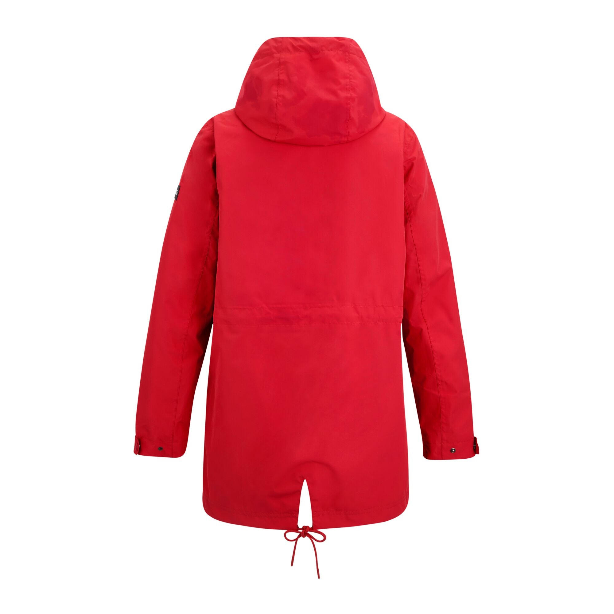 Veste Imperméable À Capuche NORANA Femme (Rouge Vif) 2/5