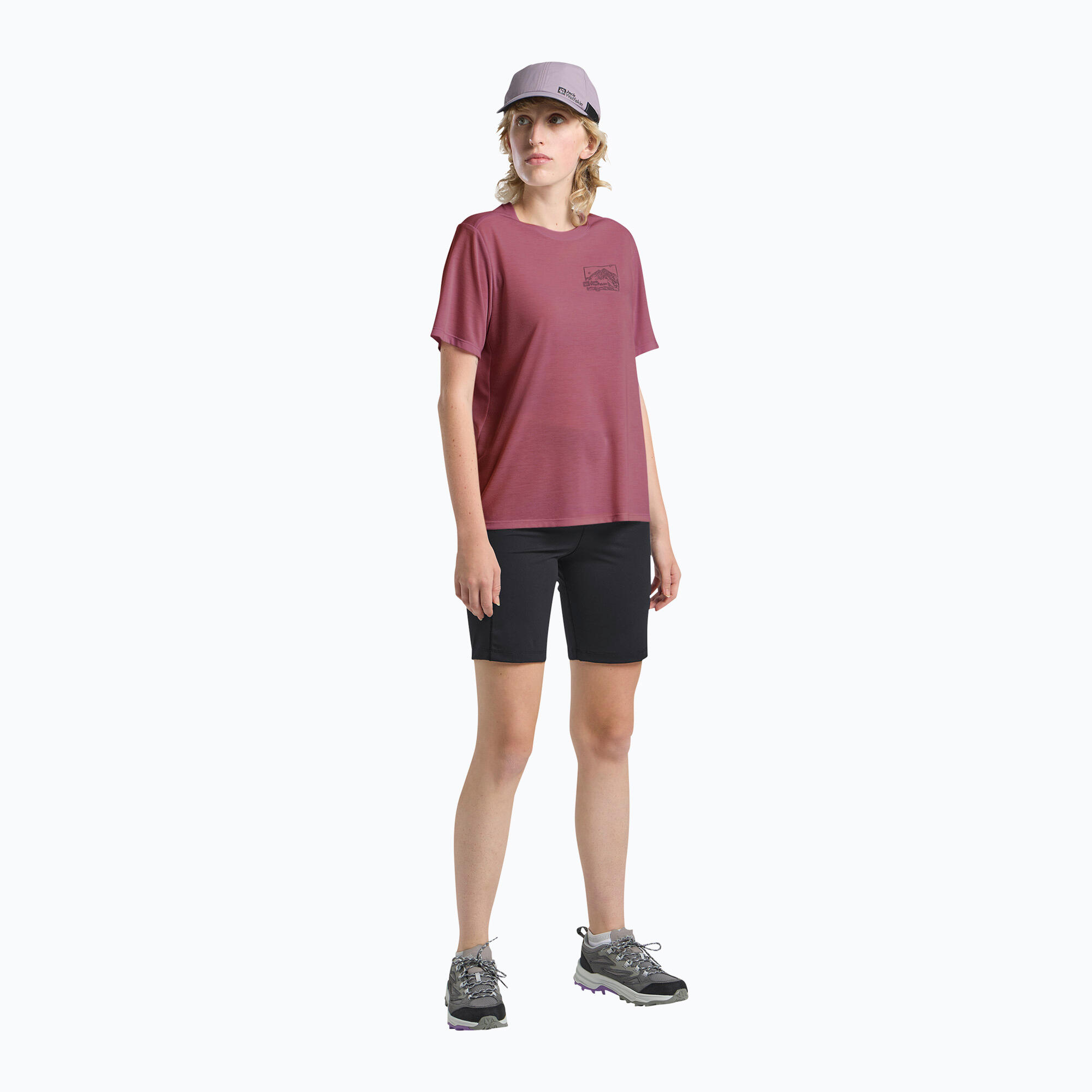 T-shirt femme Jack Wolfskin Vonnan Graphic 2/7