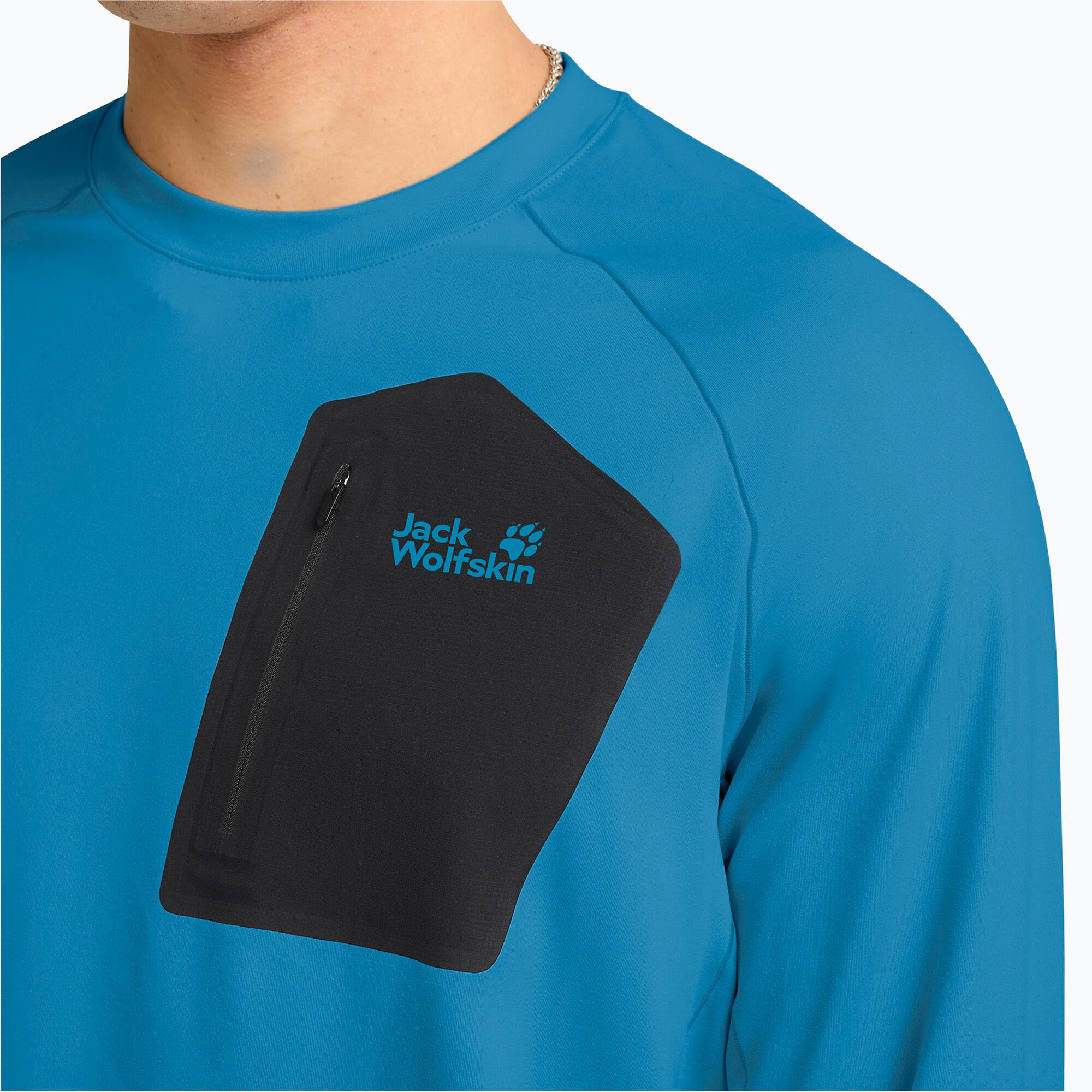 T-shirt à manches longues homme Jack Wolfskin Prelight Trail Crew 4/7