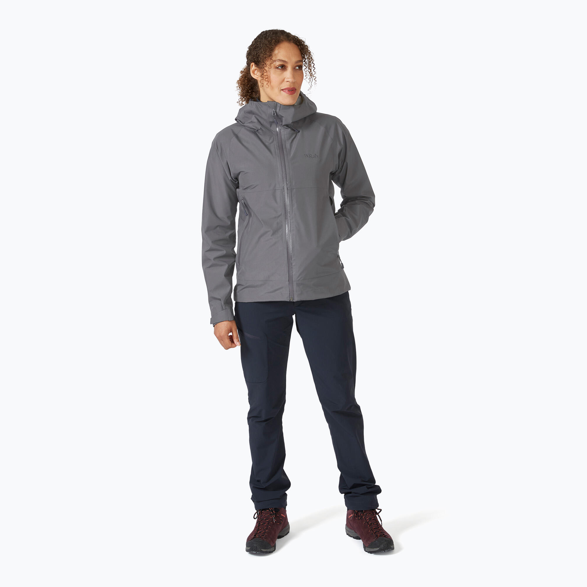 Casaco impermeável feminino Rab Namche Paclite 2/6