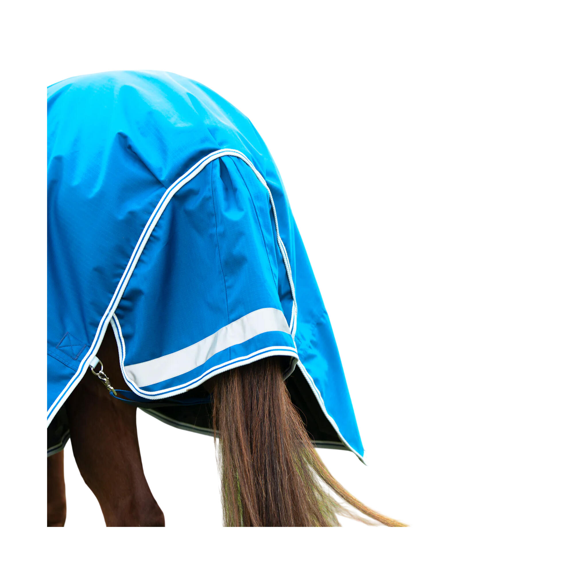 Highlander Original 200g Horse Turnout Rug & Neck Cover (Blue) 2/3
