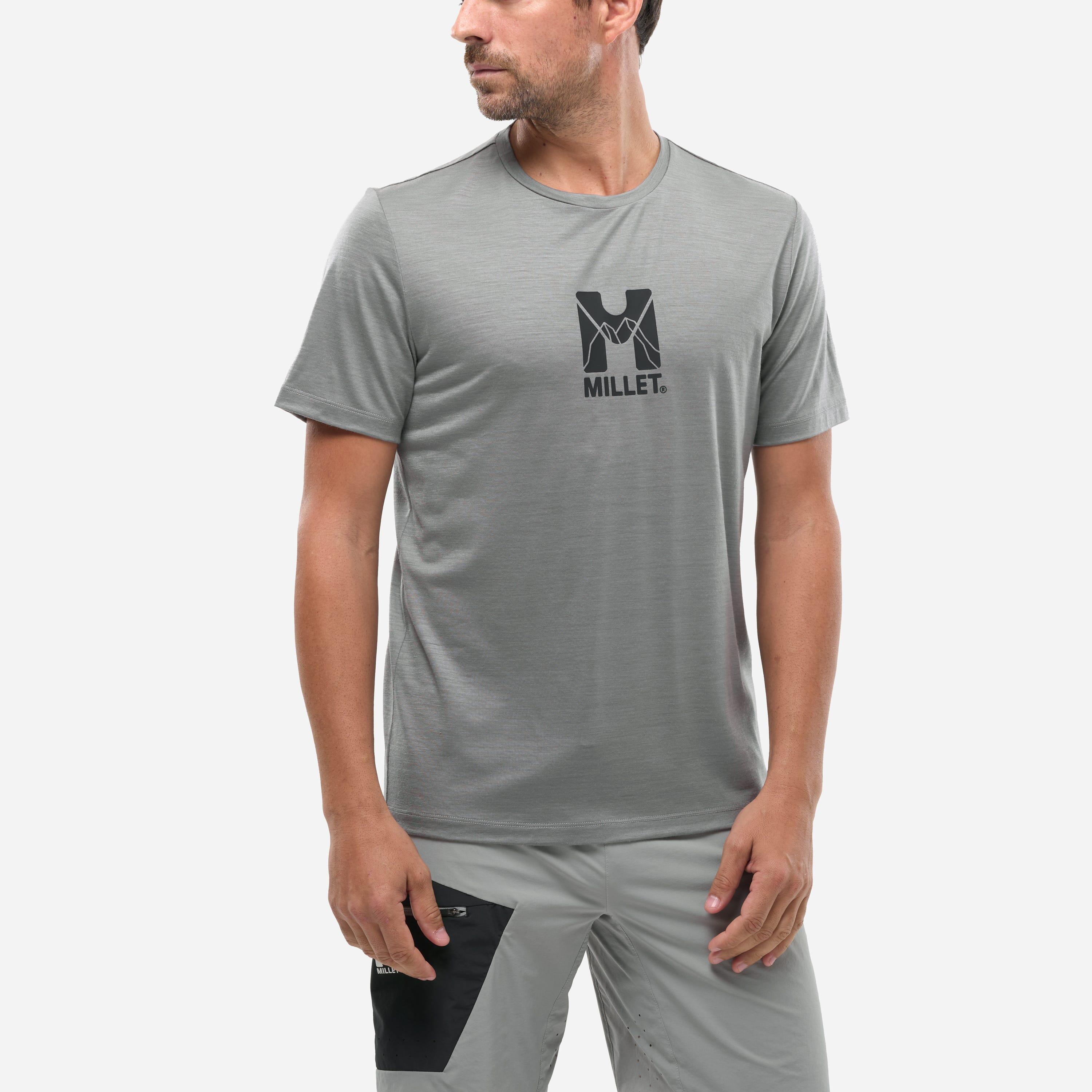Herren Wandern - Trekking Tee-Shirt  UBIC WOOL 3/4