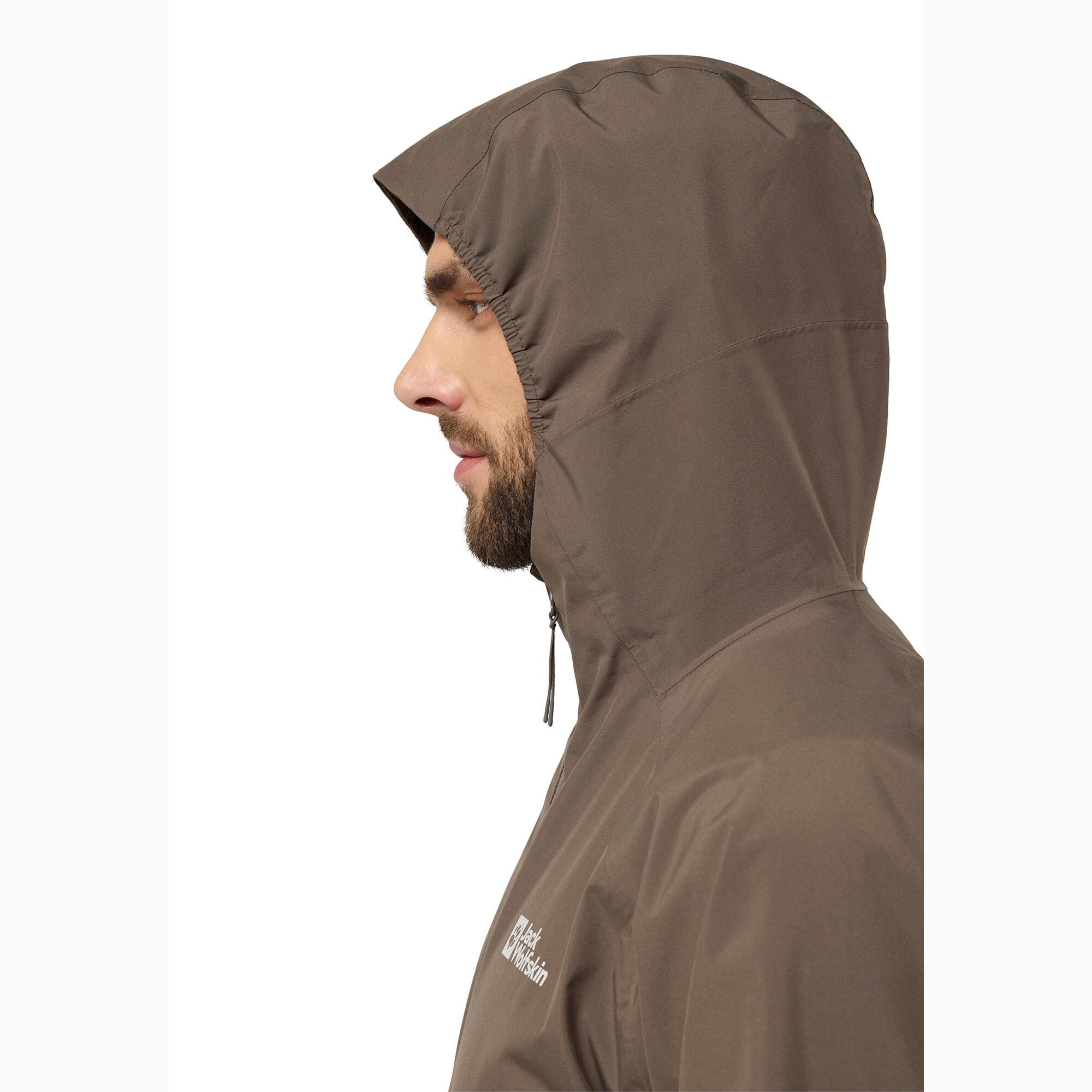 Heren regenjas Jack Wolfskin Prelight 2L Ins 3/7