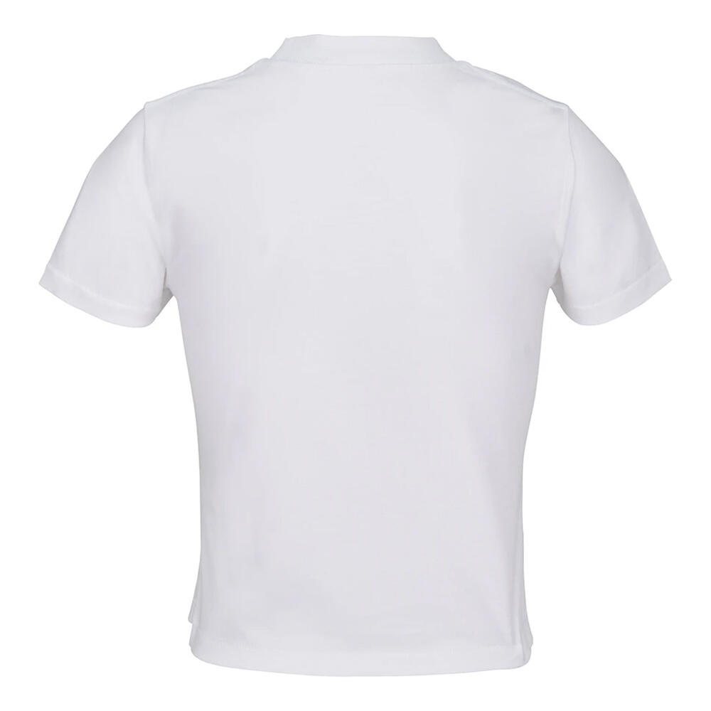 Low Maglietta Ritagliata Donna SOLS Lilia Bianco 3/5
