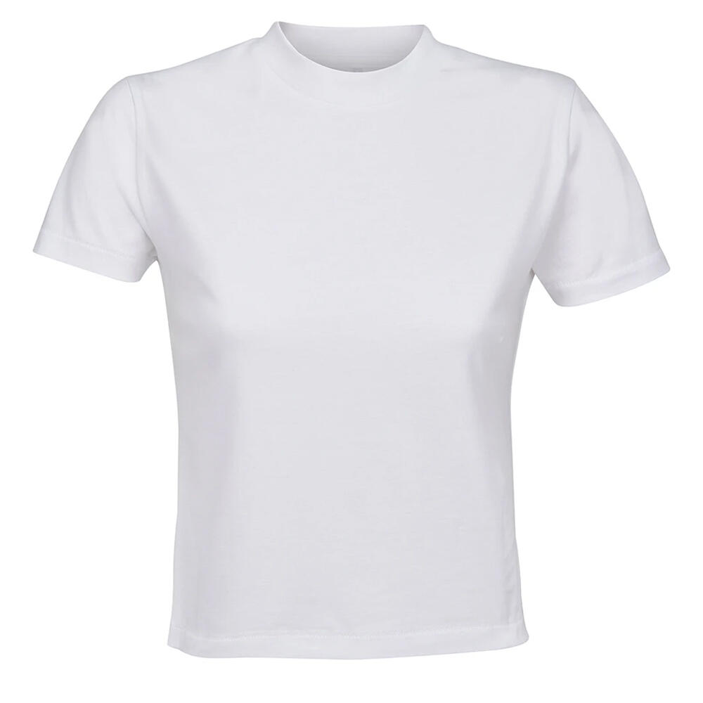 Low Maglietta Ritagliata Donna SOLS Lilia Bianco 2/5