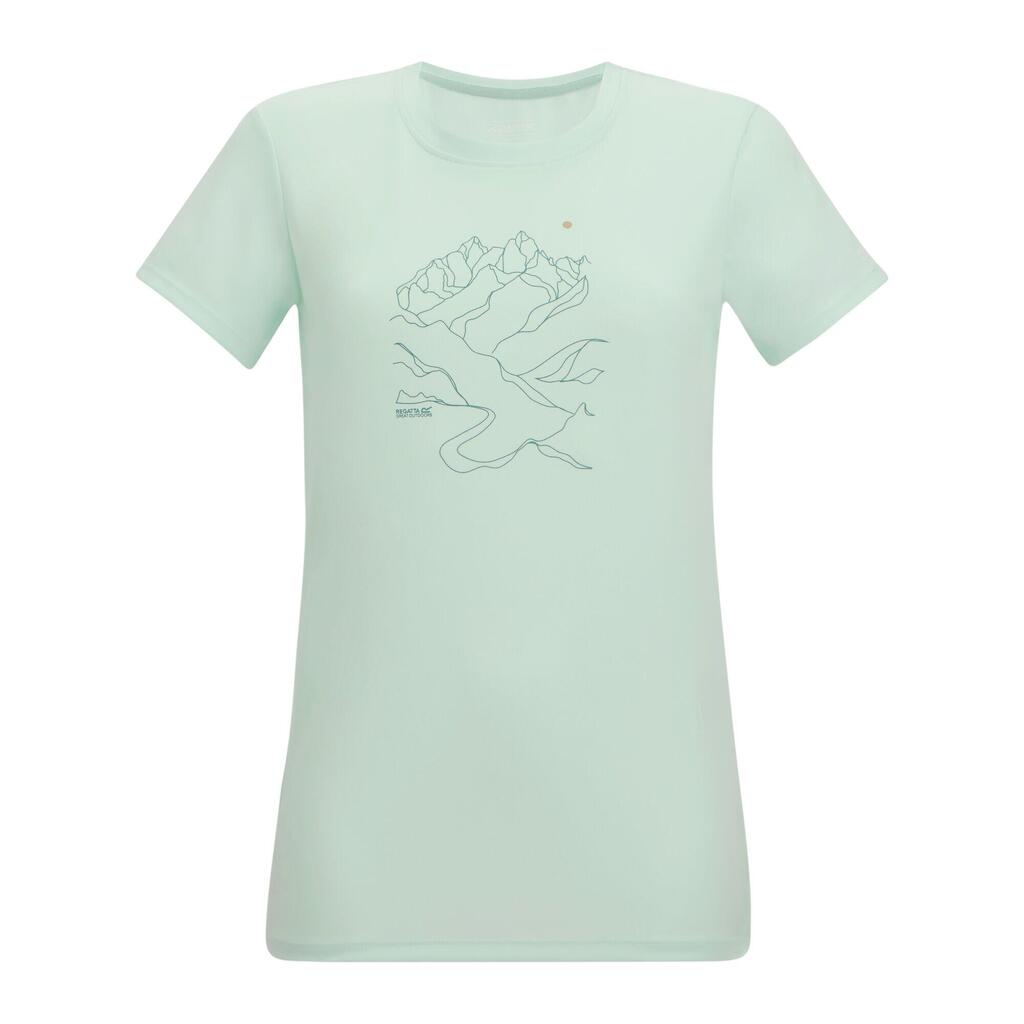 Womens/Ladies Fingal Line Art TShirt (Mist)