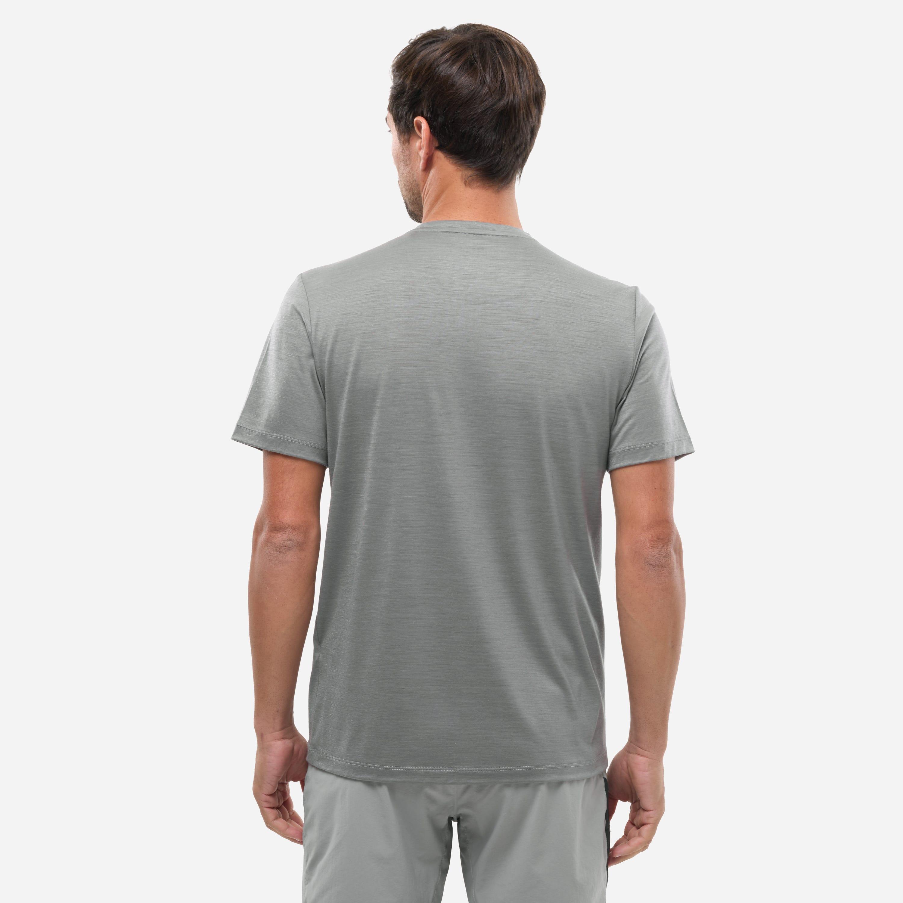 Herren Wandern - Trekking Tee-Shirt  UBIC WOOL 4/4