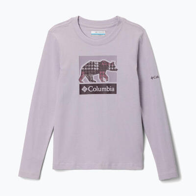 Columbia hazeldel hill graphic tee kinderlange mouw trekkingshirt
