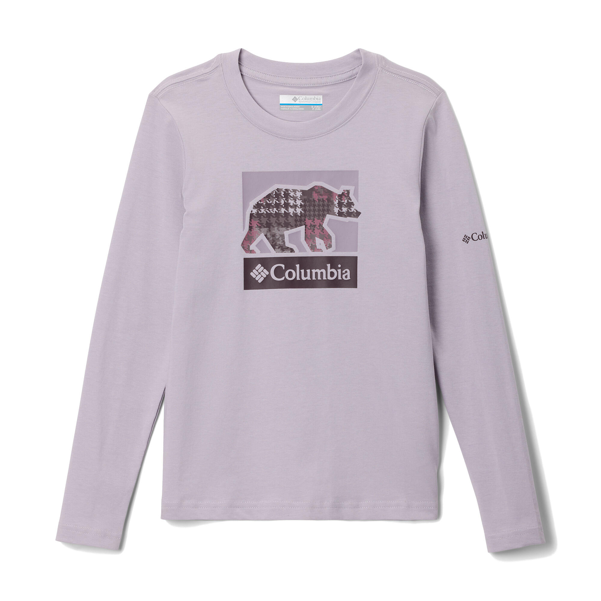 Maglietta a maniche lunghe da trekking per bambini Columbia Hazeldel Hill 3/3